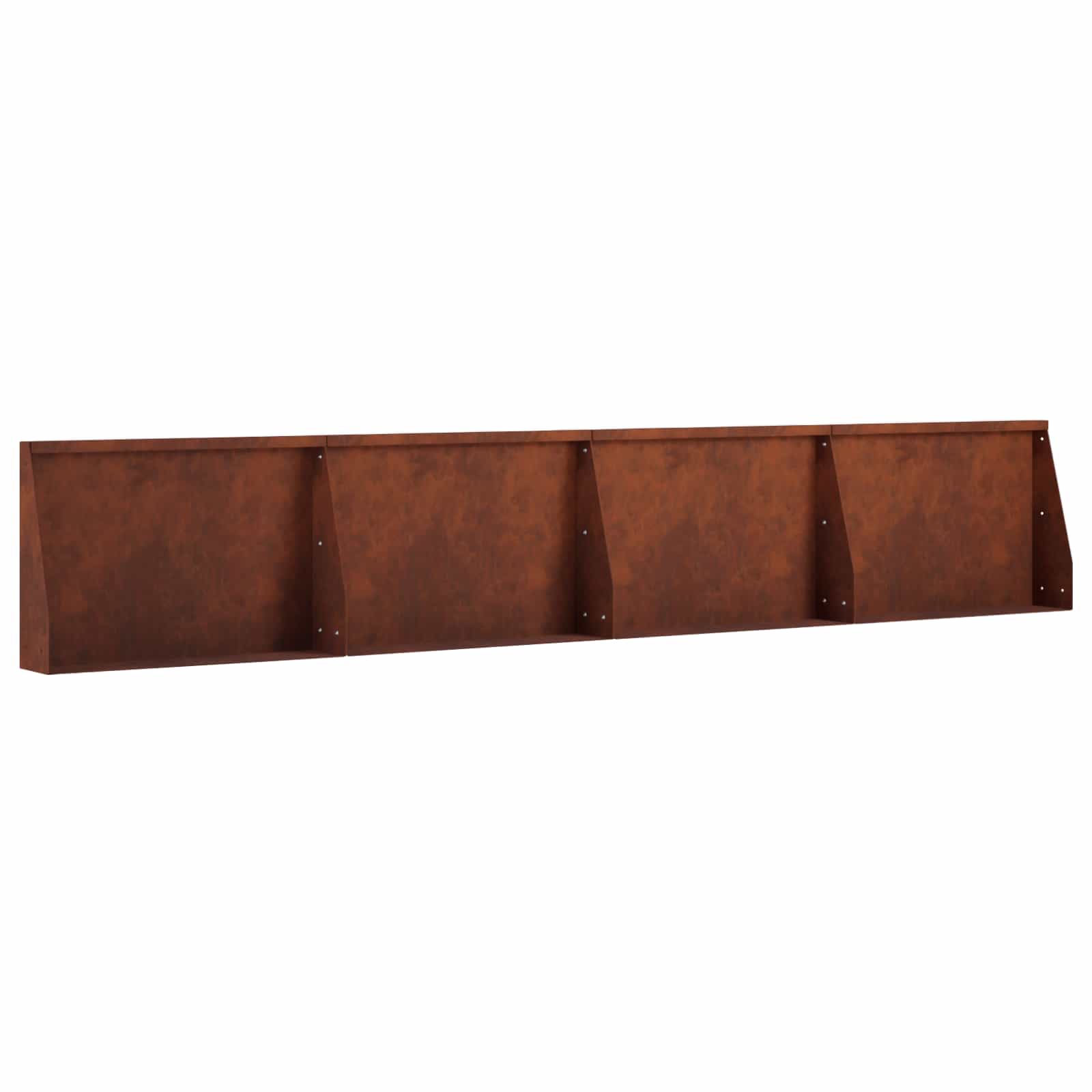 Τοίχος Στήριξης 4 τμχ. 60 x 12 x 50 εκ. Σκ rusty - Pakobazaar