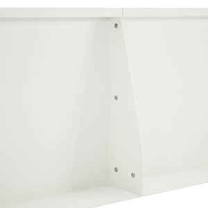 Τοίχος Στήριξης 4 τμχ. 80 x 12 x 40 εκ. Ατσάλι Λευκό - Pakobazaar