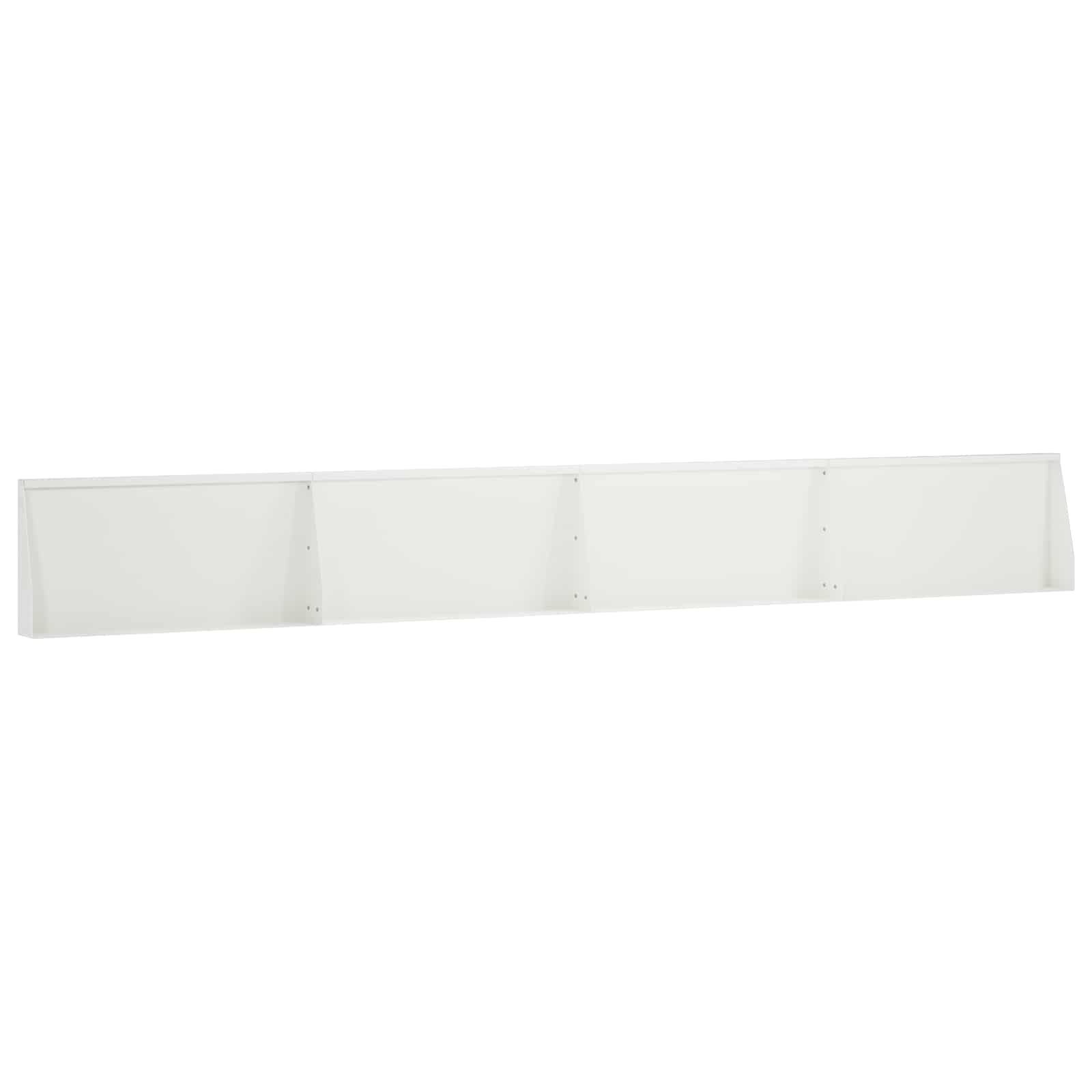 Τοίχος Στήριξης 4 τμχ. 80 x 12 x 40 εκ. Ατσάλι Λευκό - Pakobazaar