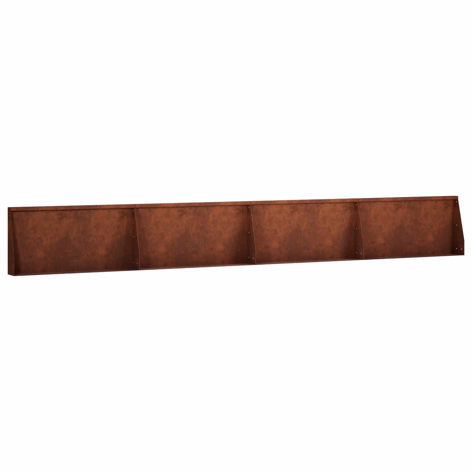 Τοίχος Στήριξης 4 τμχ. 80 x 12 x 40 εκ. Σκ rusty - Pakobazaar