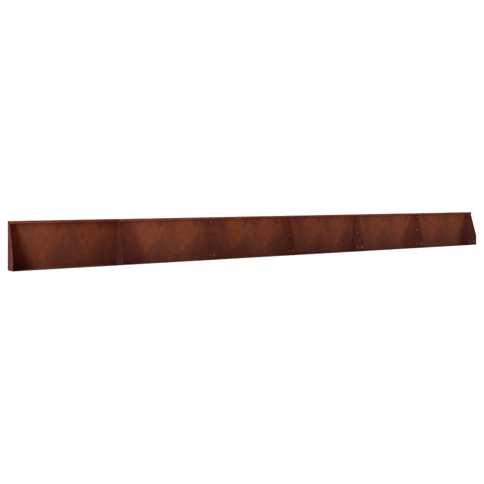 Τοίχος Στήριξης 6 τμχ. 100 x 12 x 30 εκ Σκ rusty