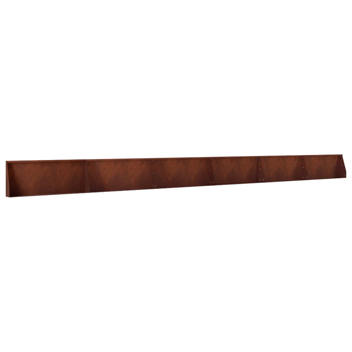 Τοίχος Στήριξης 6 τμχ. 100 x 12 x 40 εκ Σκ rusty - Pakobazaar