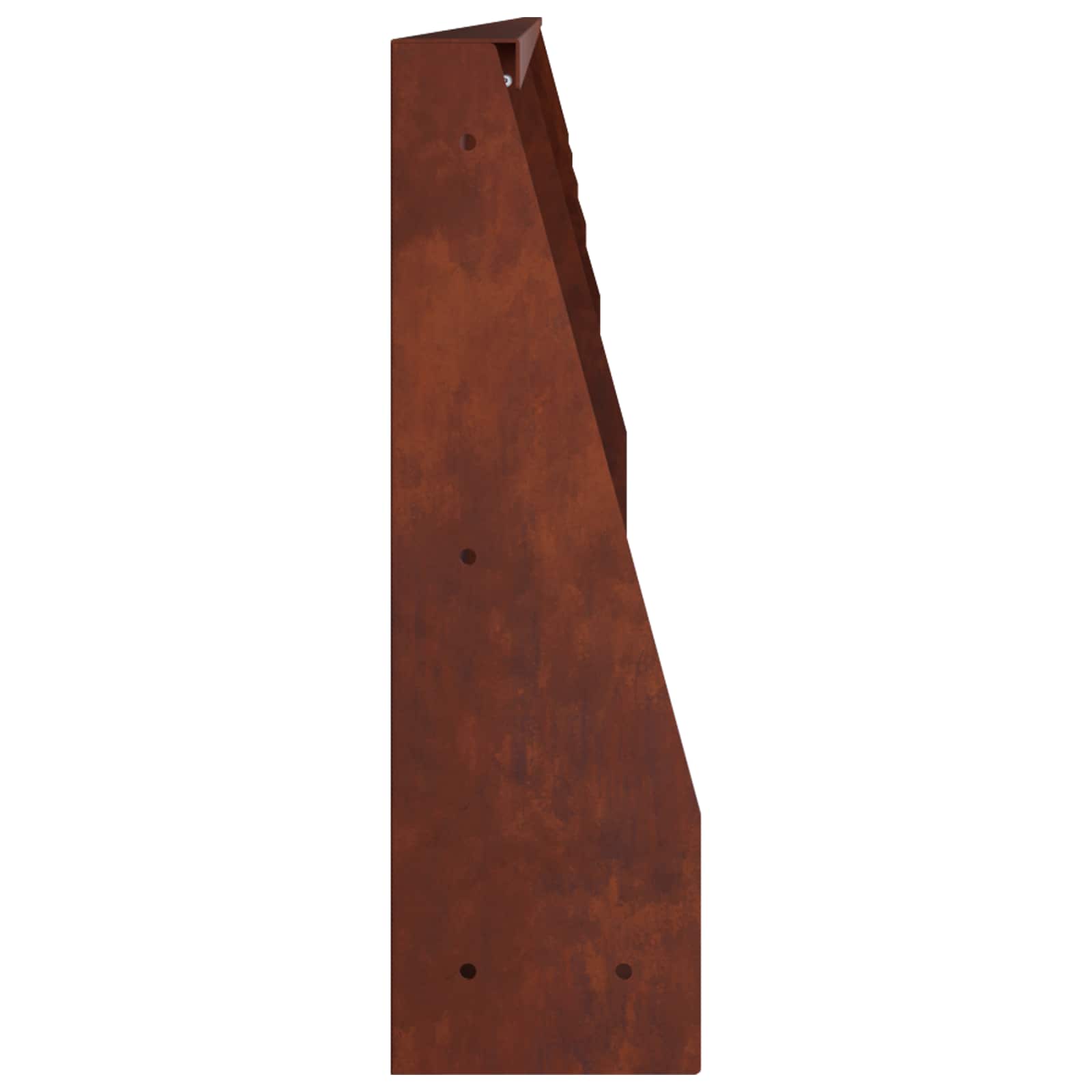 Τοίχος Στήριξης 6 τμχ. 100 x 12 x 50 εκ Σκ rusty - Pakobazaar