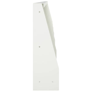 Τοίχος Στήριξης 6 τμχ. 40 x 12 x 40 εκ. Ατσάλι Λευκό - Pakobazaar