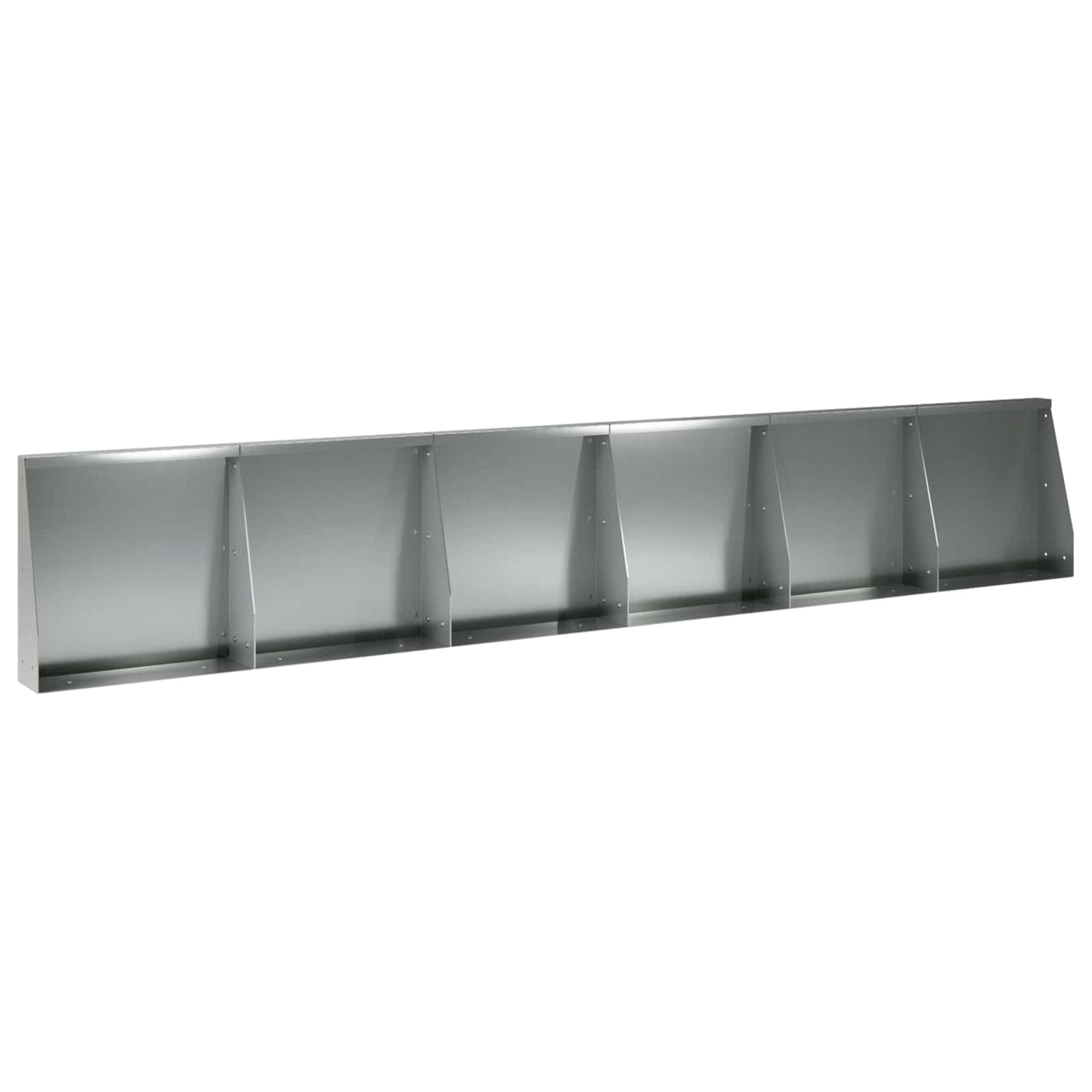 Τοίχος Στήριξης 6 τμχ. 40 x 12 x 40 εκ. Γαλβανισμένος Χάλυβας - Pakobazaar
