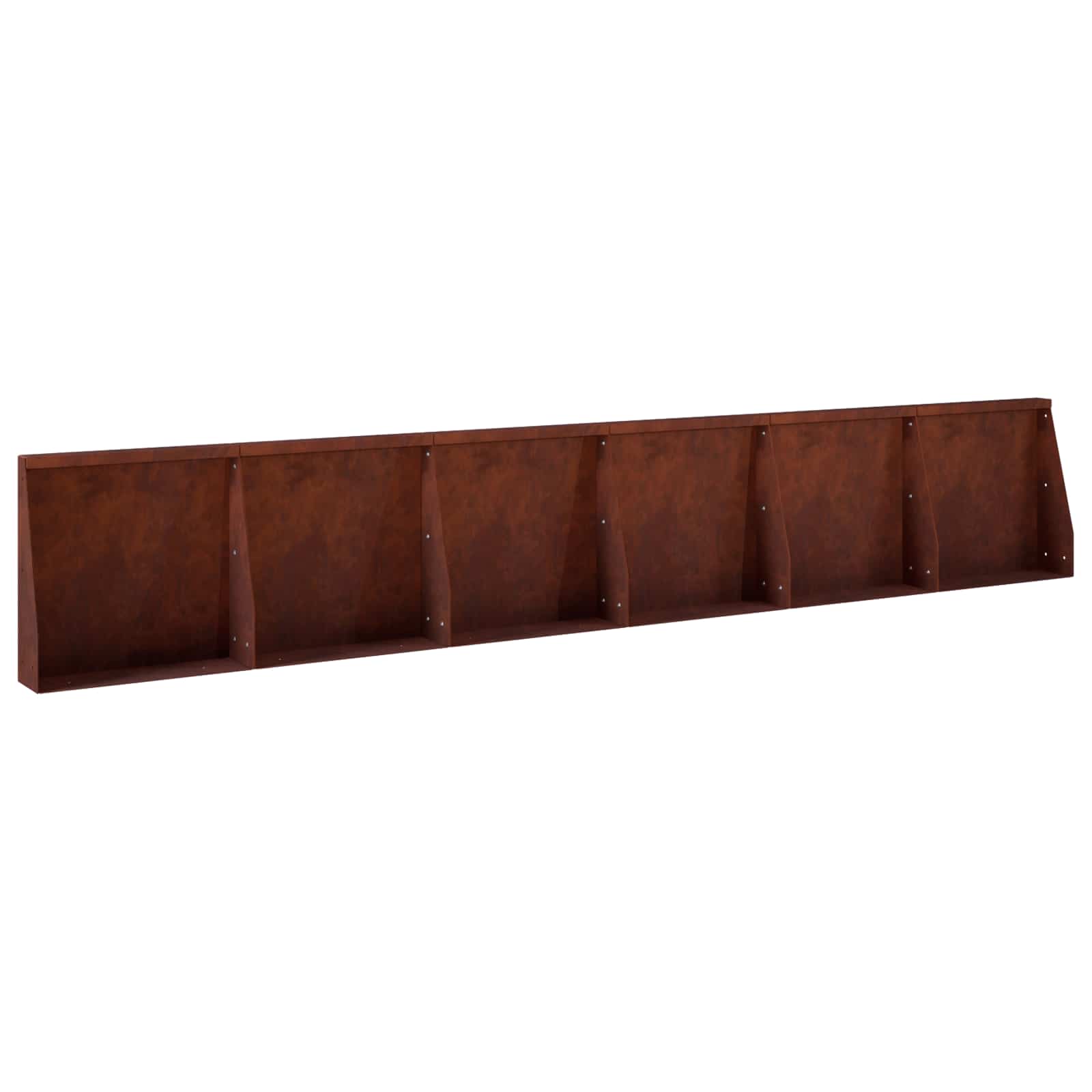 Τοίχος Στήριξης 6 τμχ. 40 x 12 x 40 εκ. Σκ rusty