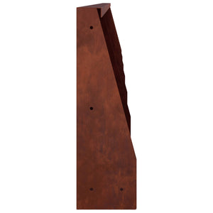 Τοίχος Στήριξης 6 τμχ. 40 x 12 x 40 εκ. Σκ rusty