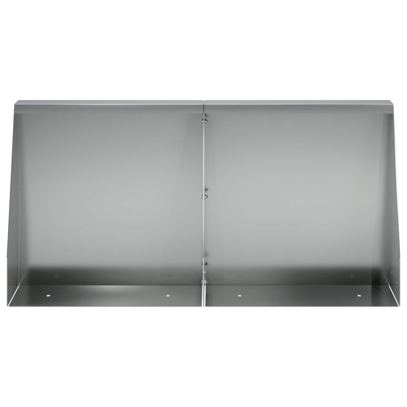Τοίχος Στήριξης 6 τμχ. 40 x 12 x 50 εκ. Γαλβανισμένος Χάλυβας