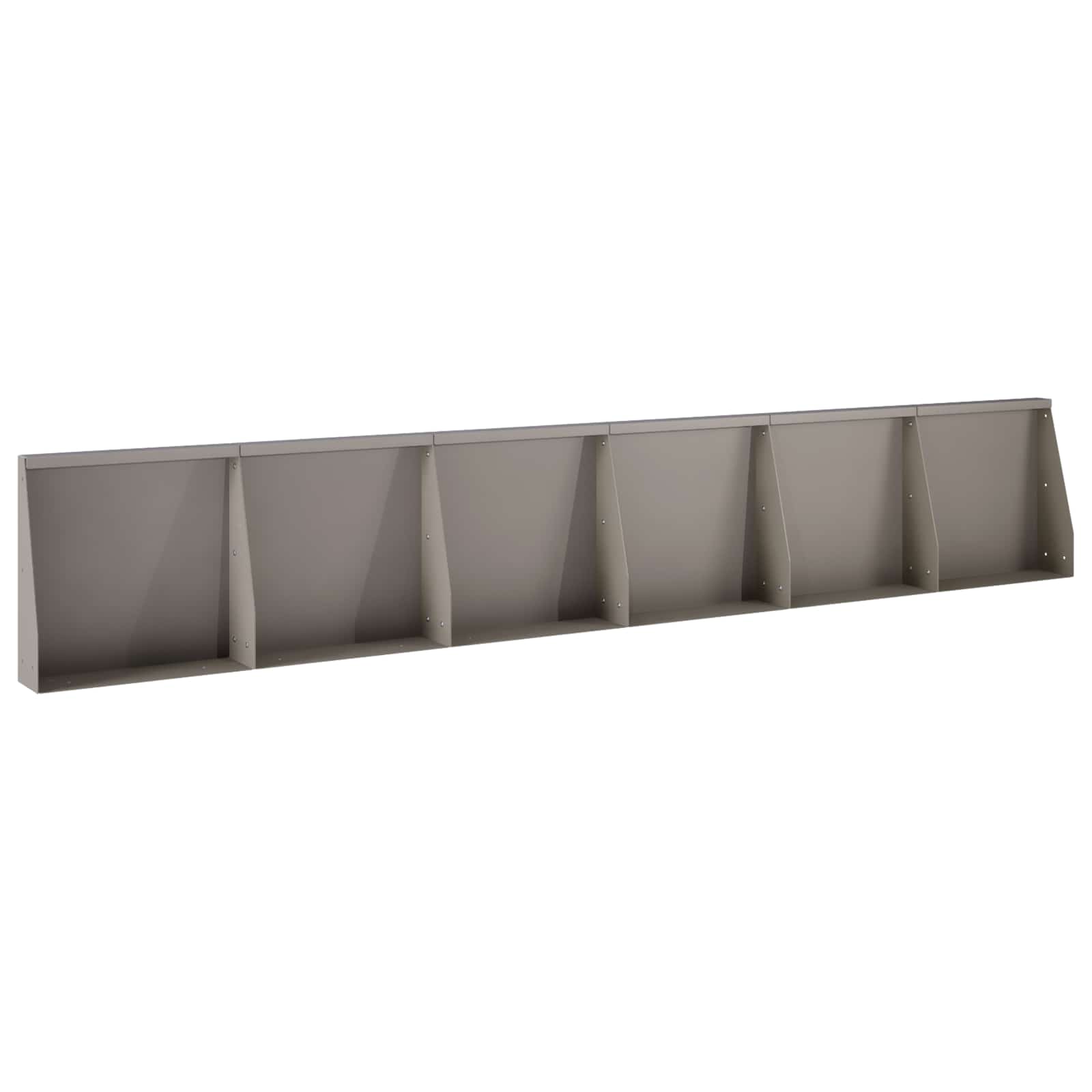 Τοίχος Στήριξης 6 τμχ. 40 x 12 x 50 εκ. Σκ rusty