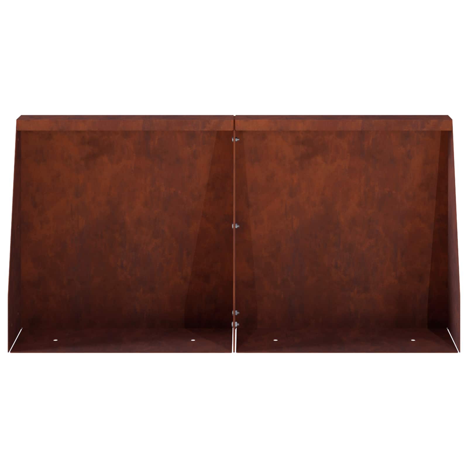 Τοίχος Στήριξης 6 τμχ. 40 x 12 x 50 εκ. Σκ rusty