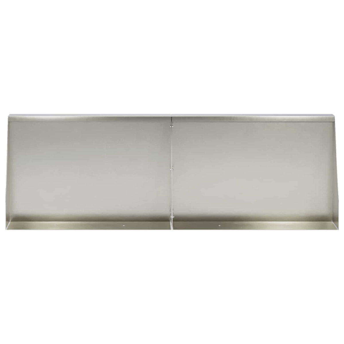 Τοίχος Στήριξης 6 τμχ. 60 x 12 x 40 cm Ανοξείδωτο Ατσάλι Ασημί - Pakobazaar