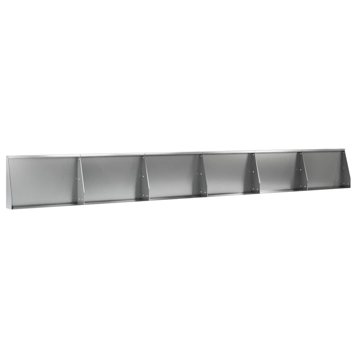 Τοίχος Στήριξης 6 τμχ. 60 x 12 x 40 cm Γαλβανισμένος Χάλυβας - Pakobazaar