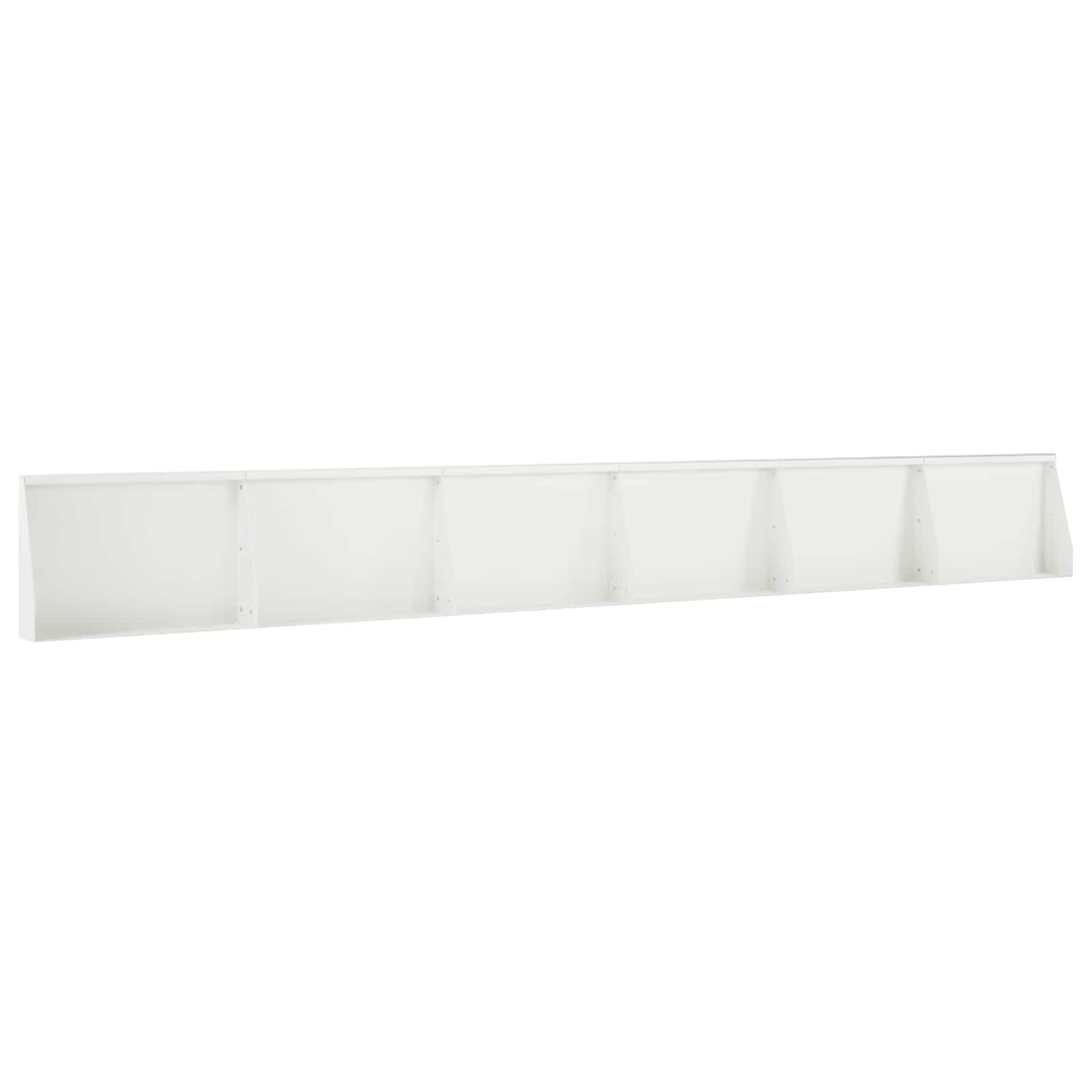 Τοίχος Στήριξης 6 τμχ. 60 x 12 x 50 εκ. Ατσάλι Λευκό - Pakobazaar