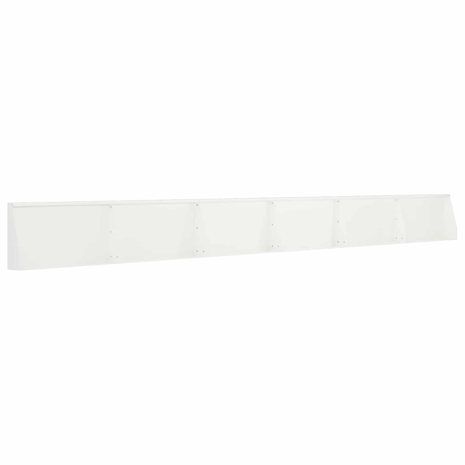 Τοίχος Στήριξης 6 τμχ. 80 x 12 x 30 εκ Ατσάλι Λευκό - Pakobazaar