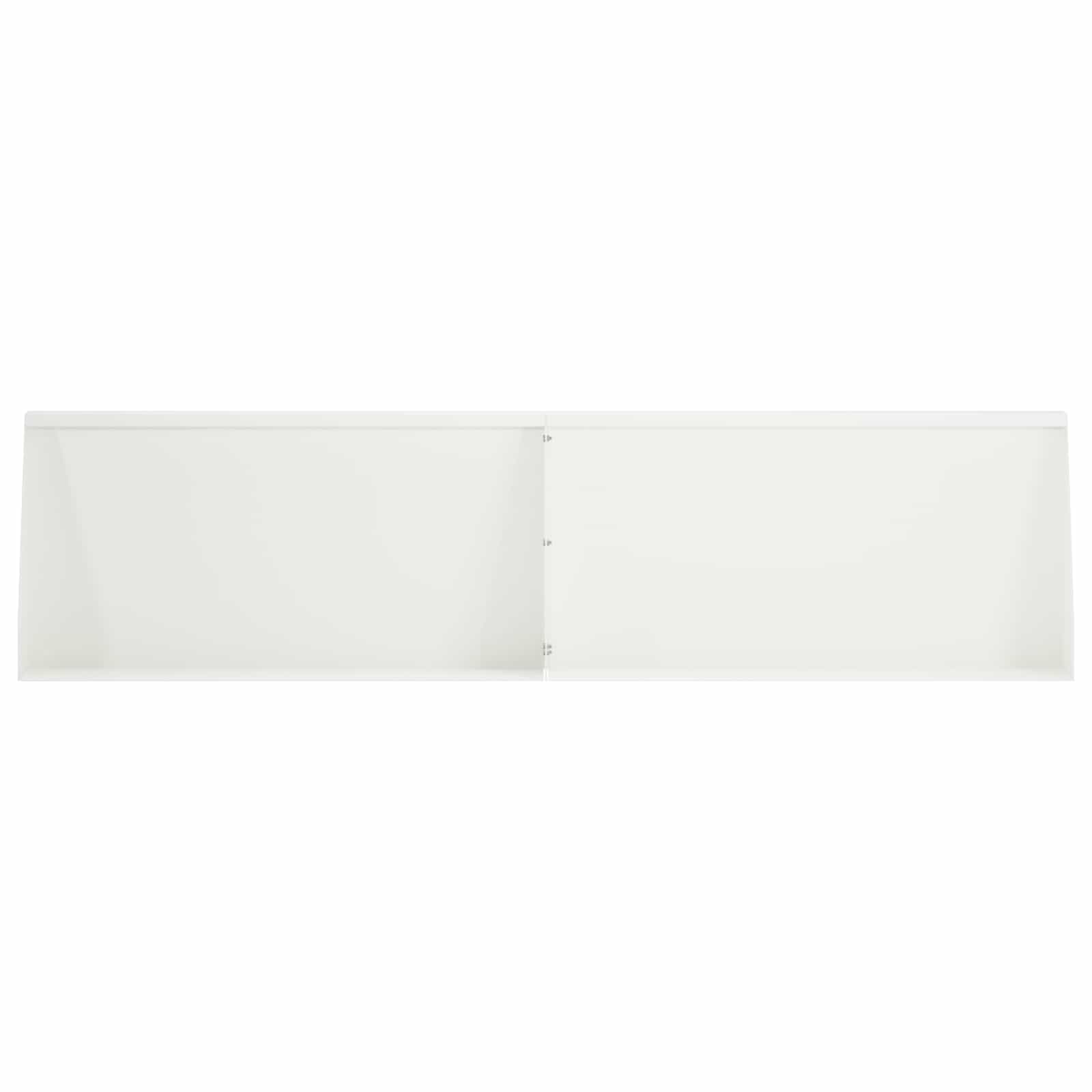 Τοίχος Στήριξης 6 τμχ. 80 x 12 x 40 εκ. Ατσάλι Λευκό - Pakobazaar