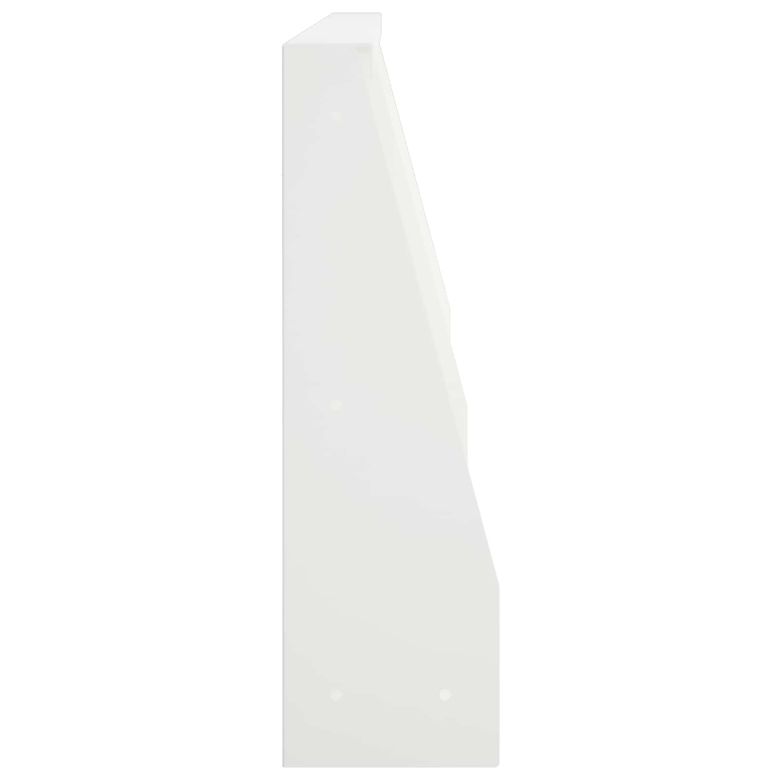 Τοίχος Στήριξης 6 τμχ. 80 x 12 x 40 εκ. Ατσάλι Λευκό - Pakobazaar