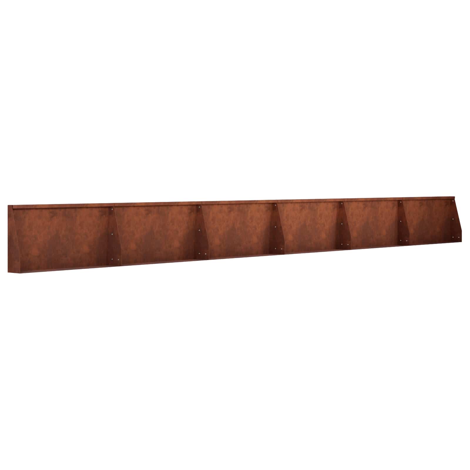 Τοίχος Στήριξης 6 τμχ. 80 x 12 x 40 εκ. Σκ rusty - Pakobazaar