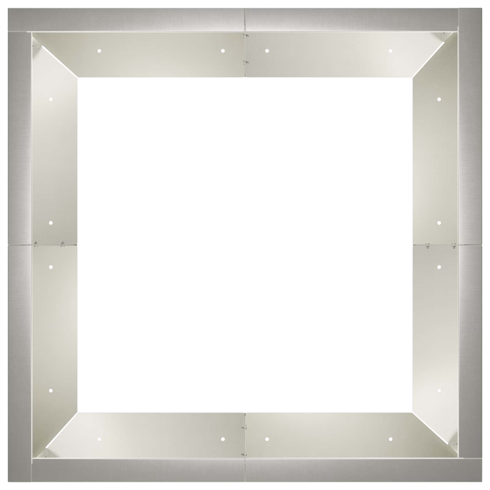 Τοίχος Στήριξης 4 τμχ. 100 x 100 x 30 cm Ανοξείδωτο Ατσάλι
