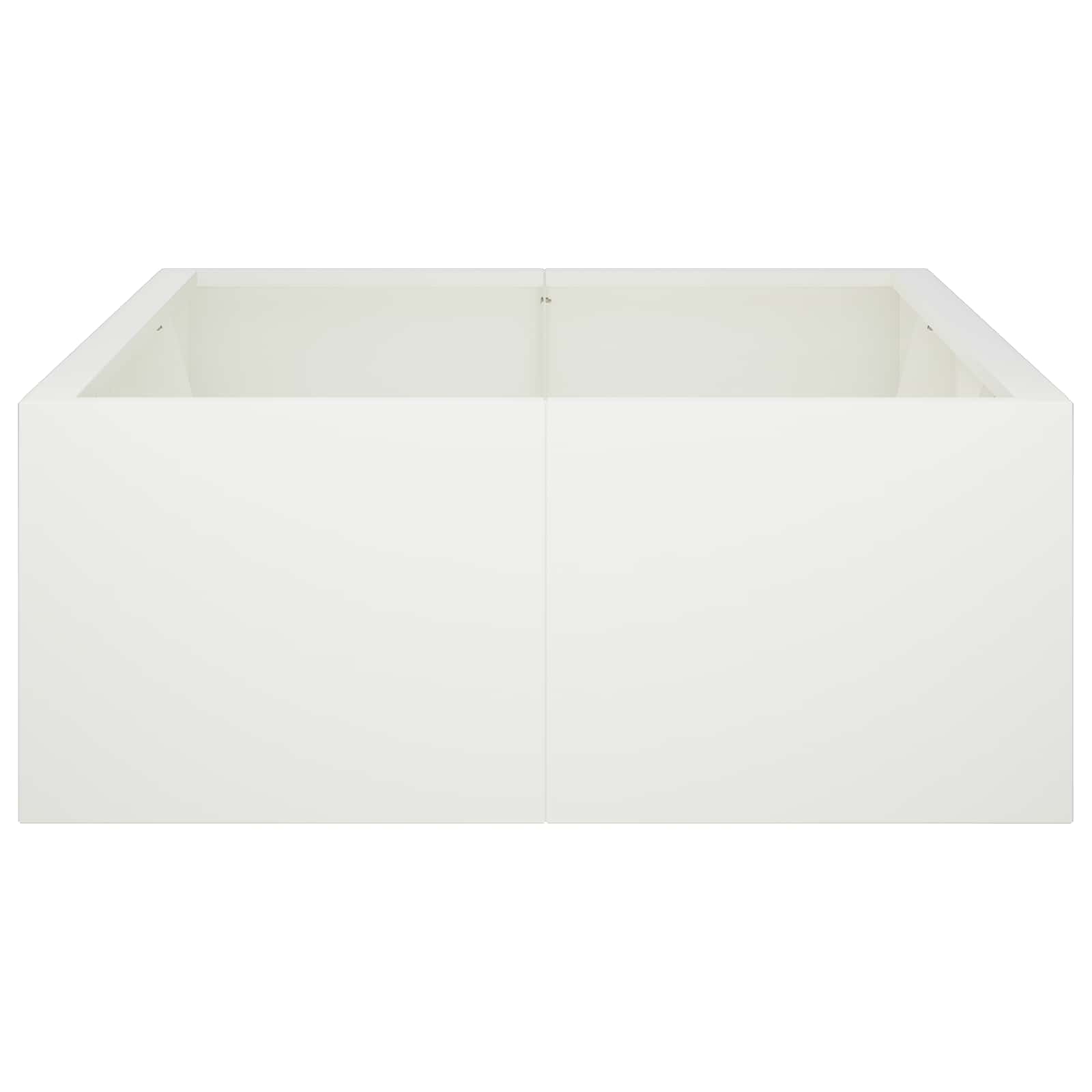 Τοίχος Στήριξης 6 τμχ. 200 x 100 x 30 εκ. Ατσάλι Λευκό - Pakobazaar