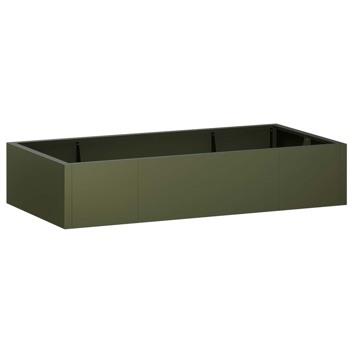 Τοίχος Στήριξης 6 τμχ. 200 x 100 x 30 εκ. Ατσάλι Λαδί - Pakobazaar