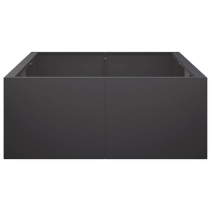 Τοίχος Στήριξης 6 τμχ. 200 x 100 x 40 εκ. Ατσάλι Μαύρο