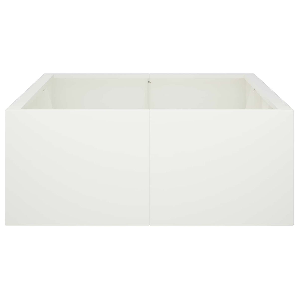 Τοίχος Στήριξης 6 τμχ. 200 x 100 x 40 εκ. Ατσάλι Λευκό - Pakobazaar