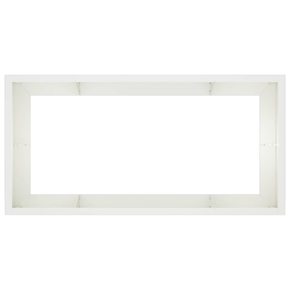 Τοίχος Στήριξης 6 τμχ. 200 x 100 x 40 εκ. Ατσάλι Λευκό - Pakobazaar