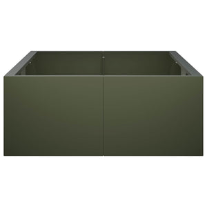 Τοίχος Στήριξης 6 τμχ. 200 x 100 x 40 εκ. Ατσάλι Λαδί - Pakobazaar