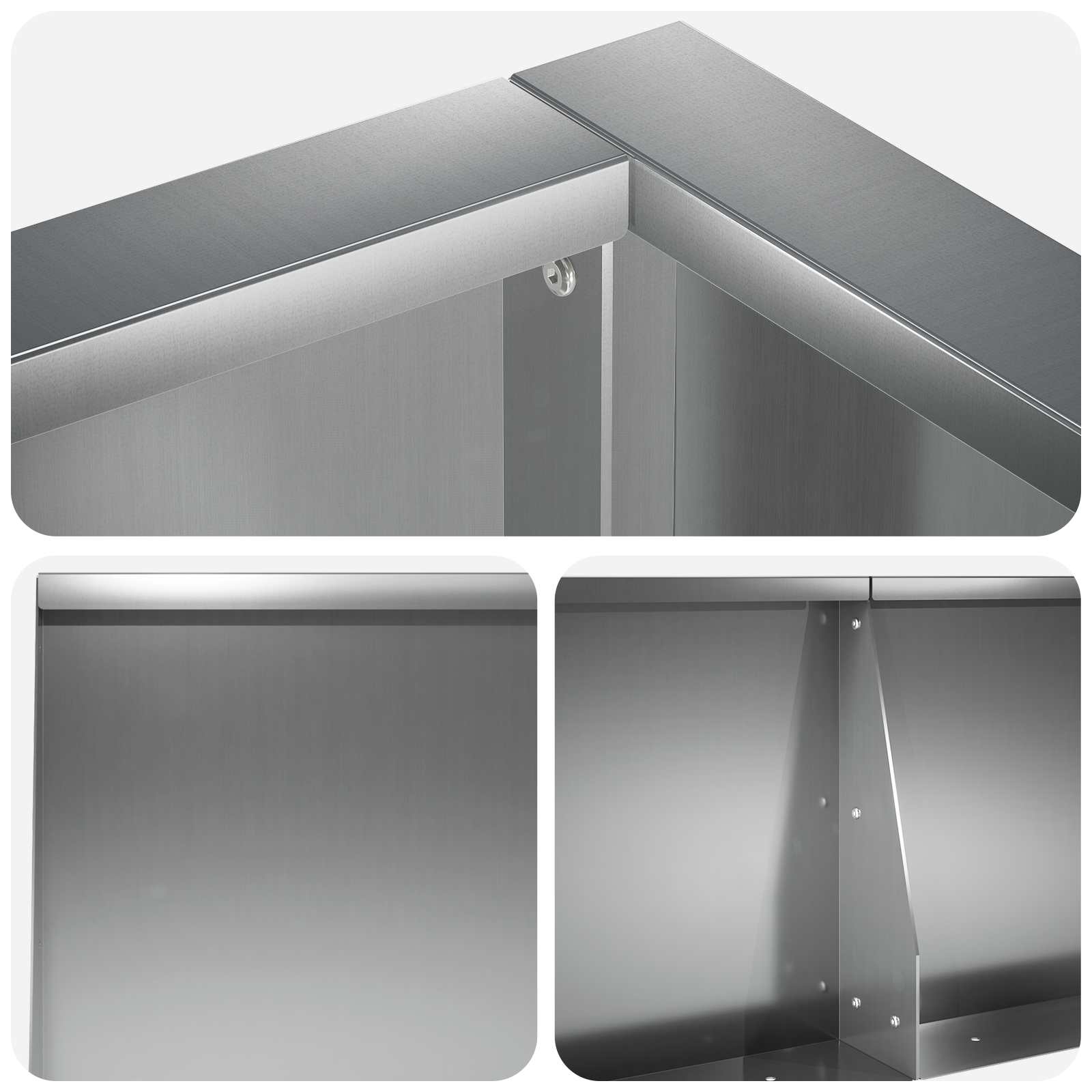Τοίχος Στήριξης 8 τμχ. 300 x 100 x 50 cm Γαλβανισμένος Χάλυβας - Pakobazaar