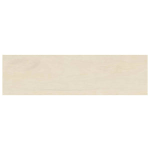 Σκαλοπάτι 4 τεμ. 100 x 25 x 2 cm Λευκό Στερεό Ξύλο Δρυός