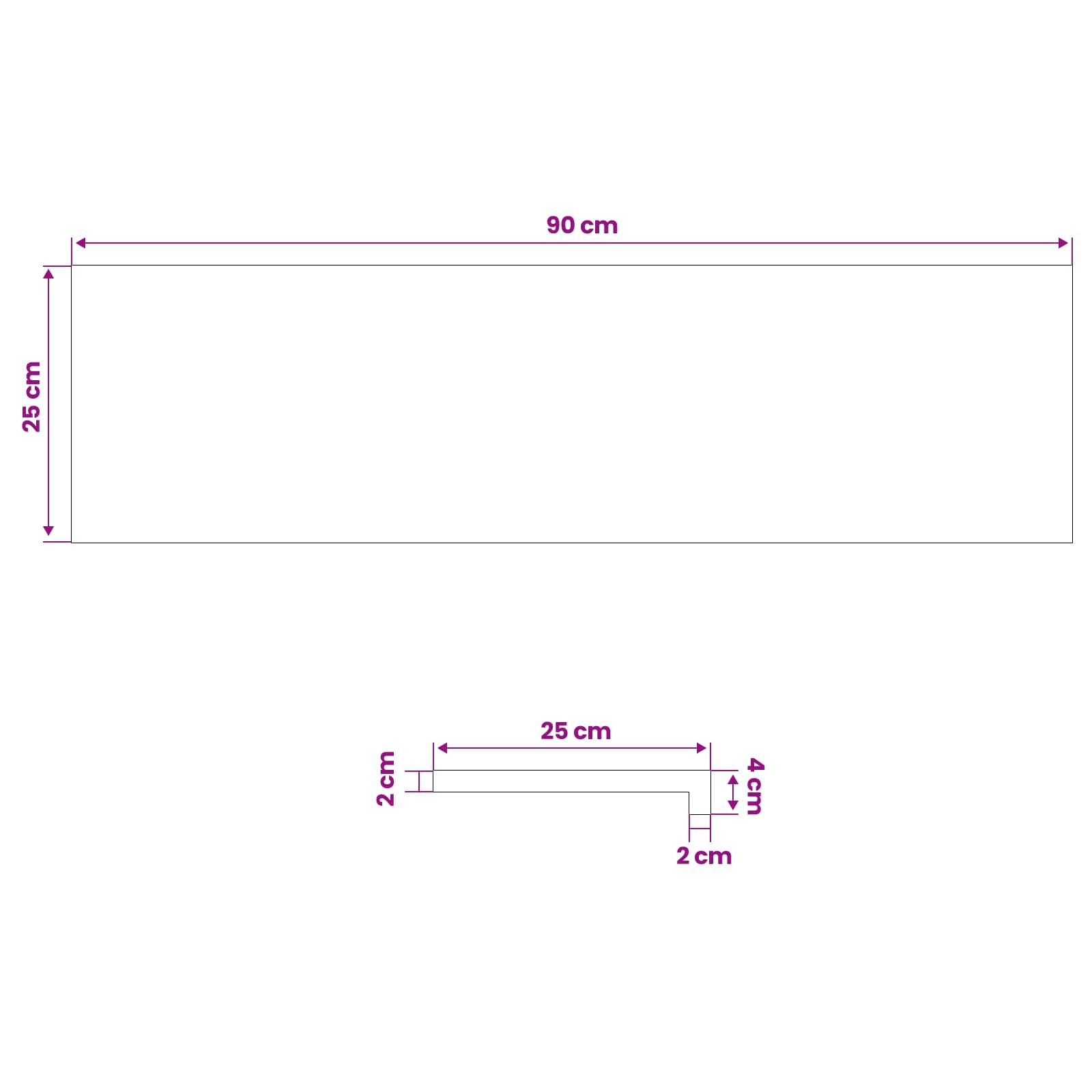 Σκαλοπάτι 4 τεμ. 90 x 25 x 2 cm Καφέ Στερεό Ξύλο Δρυός - Pakobazaar