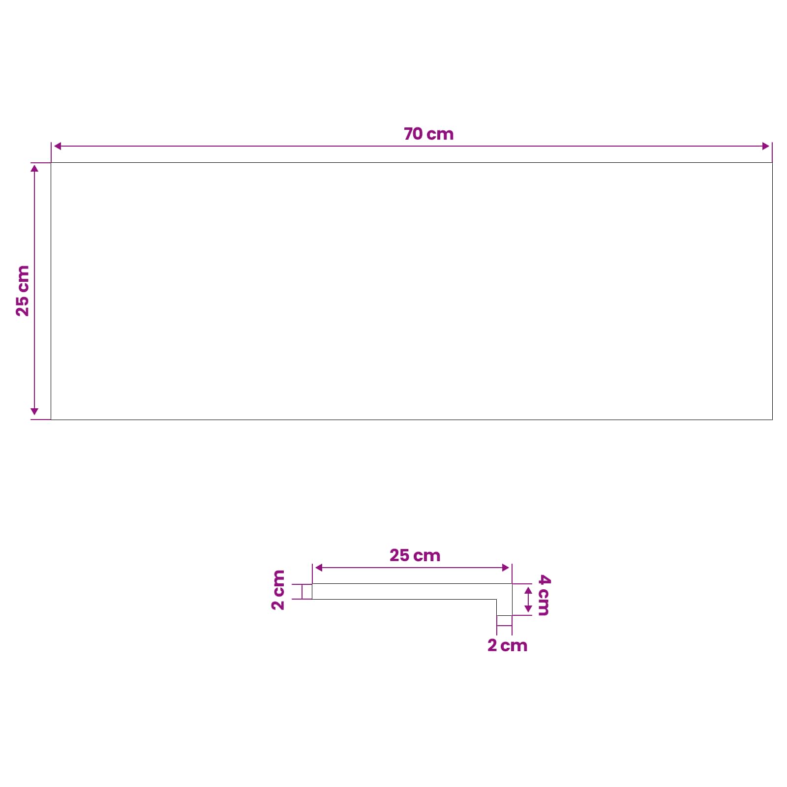 Σκαλοπάτι 8 τεμ. 70 x 25 x 2 cm Σκούρο Καφέ Στερεό Ξύλο Δρυός - Pakobazaar