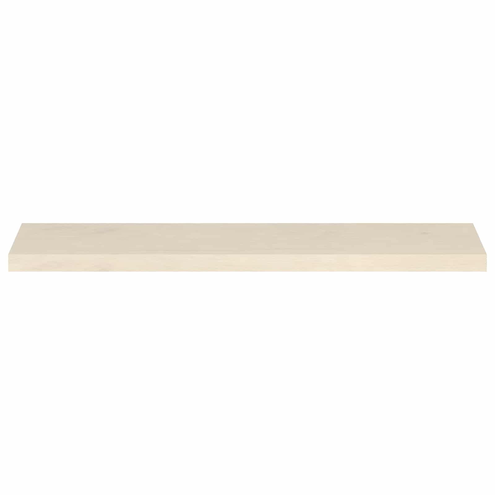Σκαλοπάτι 16 τεμ. 120 x 25 x 2 cm Λευκό Στερεό Ξύλο Δρυός - Pakobazaar