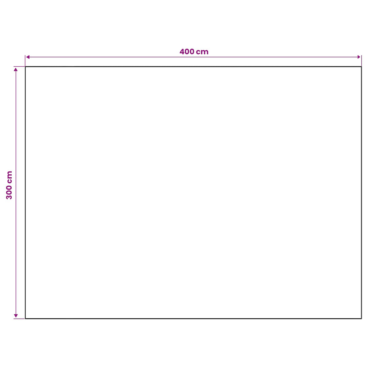 Χαλί ORIZ Μαύρο διαμαντένιο σχέδιο 300 x 400 cm