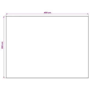 Χαλί ORIZ Μαύρο διαμαντένιο σχέδιο 300 x 400 cm