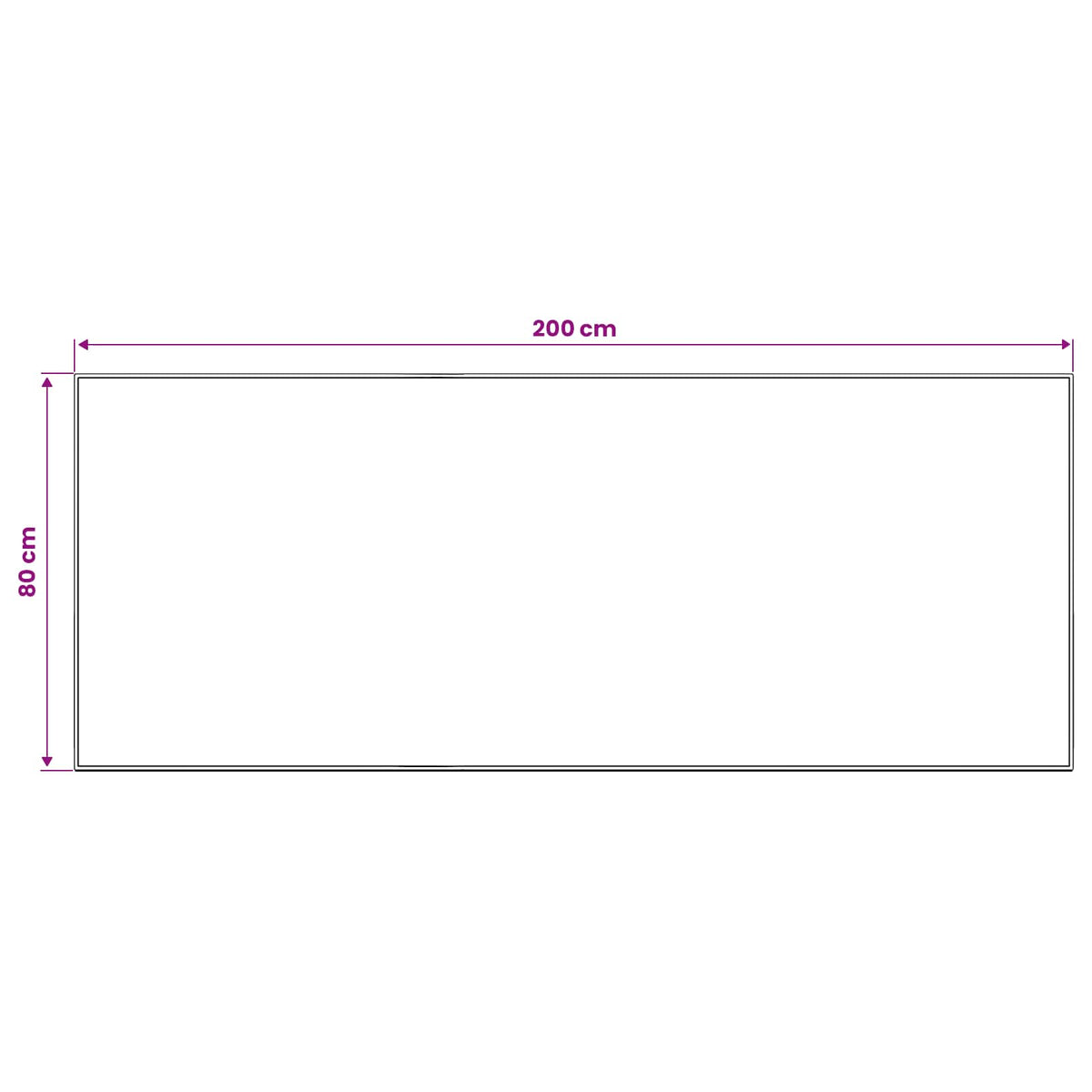 Χαλί ORIZ Πολύχρωμο 80 x 200 cm 100% Πολυεστέρας
