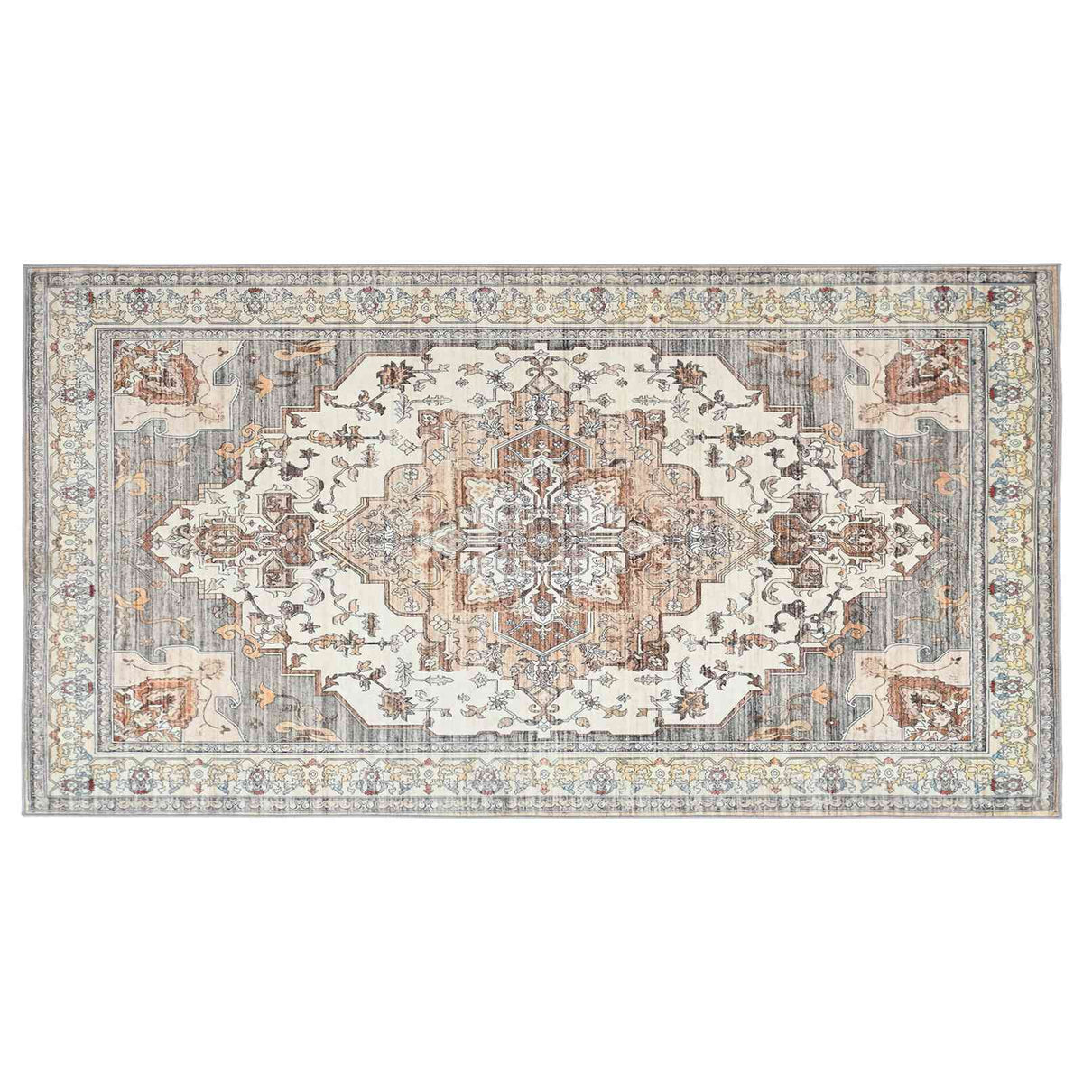 Χαλί ORIZ Καφέ 80 x 150 cm 100% Πολυεστέρας