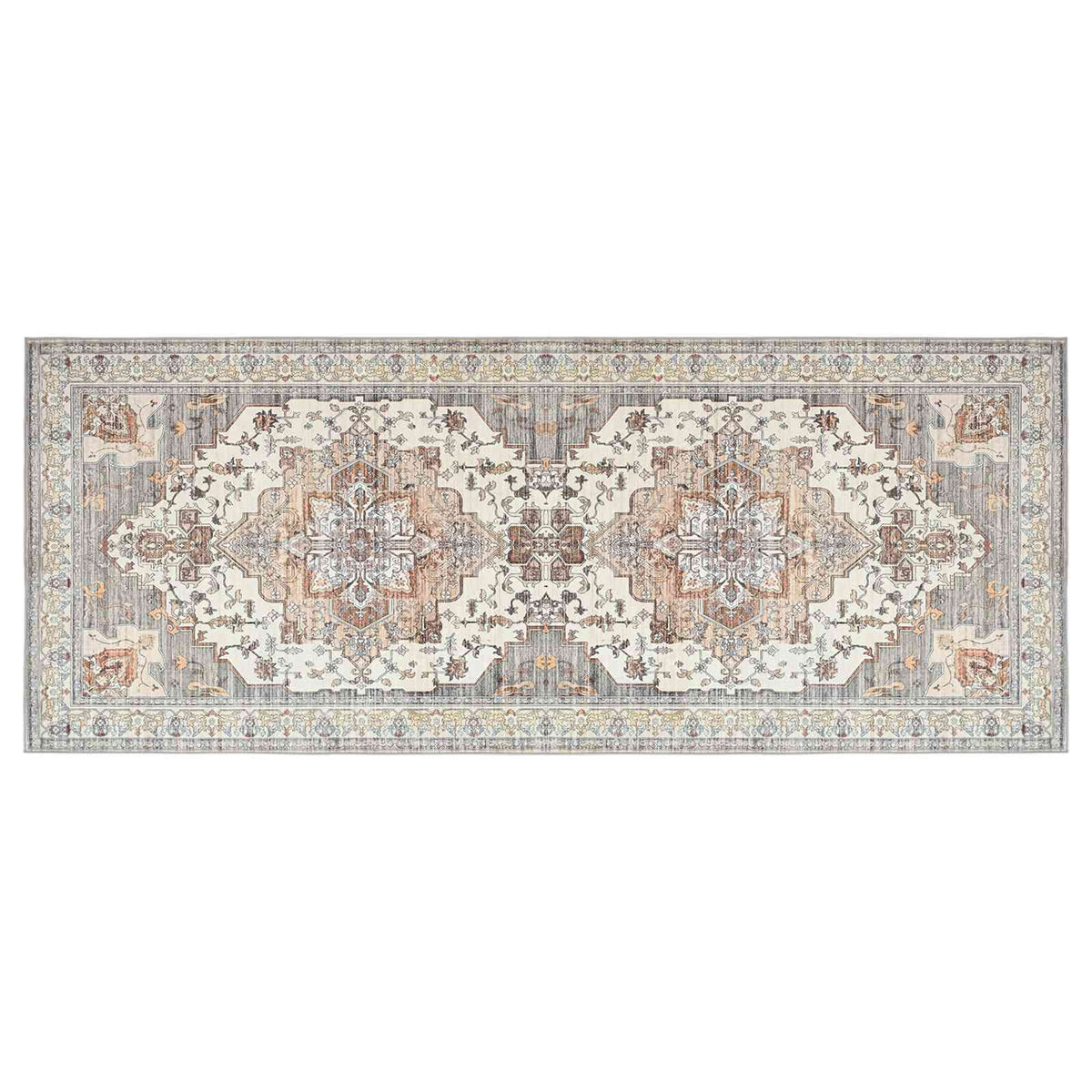 Χαλί ORIZ Καφέ 80 x 200 cm 100% Πολυεστέρας