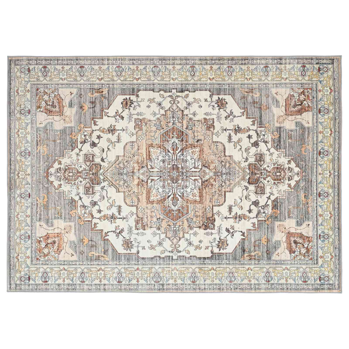 Χαλί ORIZ Καφέ 200 x 280 cm 100% Πολυεστέρας