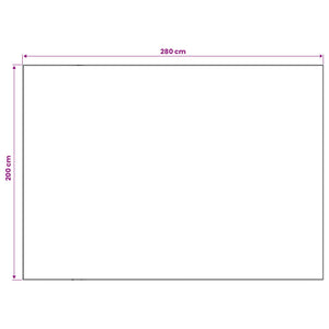 Χαλί ORIZ Καφέ 200 x 280 cm 100% Πολυεστέρας