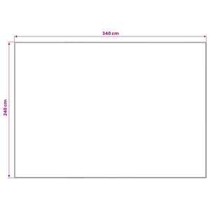 Χαλί ORIZ Καφέ 240 x 340 cm 100% Πολυεστέρας