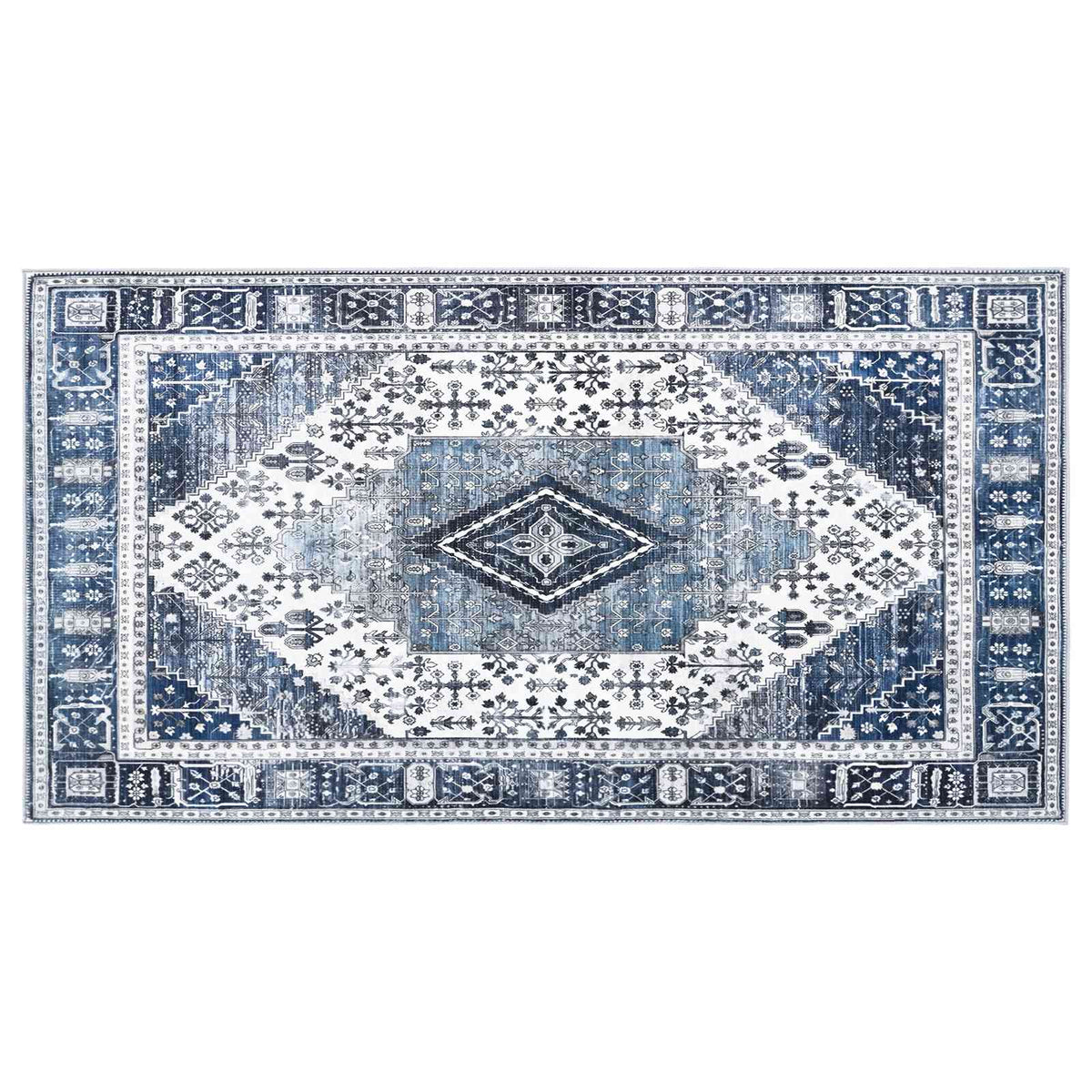 Χαλί ORIZ Σκούρο Μπλε 80 x 150 cm 100% Πολυεστέρας