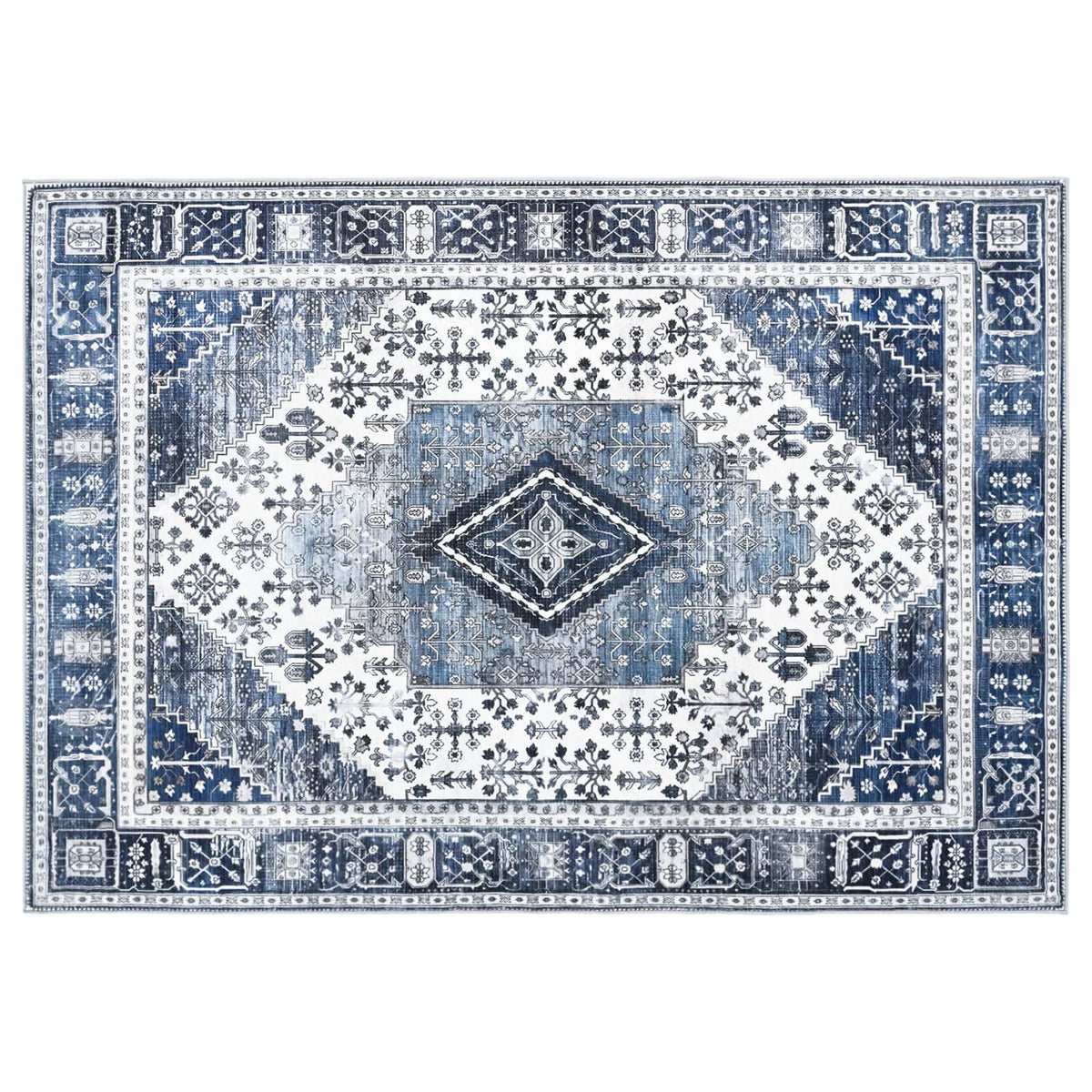 Χαλί ORIZ Σκούρο Μπλε 120 x 170 cm 100% Πολυεστέρας