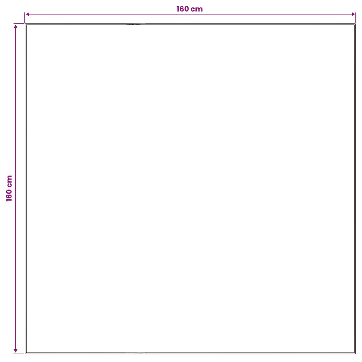 Χαλί ORIZ Σκούρο Μπλε 160 x 160 cm 100% Πολυεστέρας