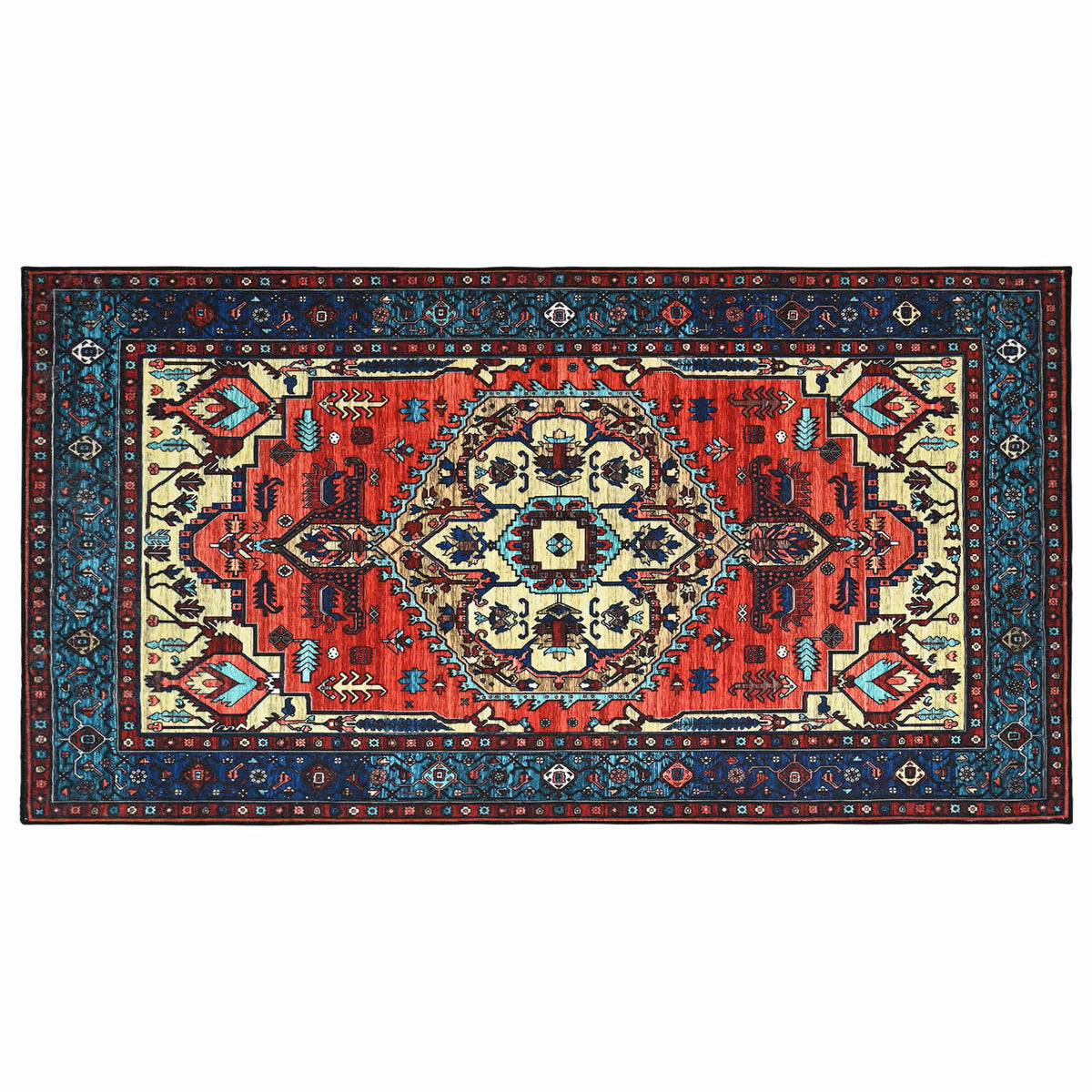 Χαλί ORIZ Κόκκινο 80 x 150 cm 100% Πολυεστέρας