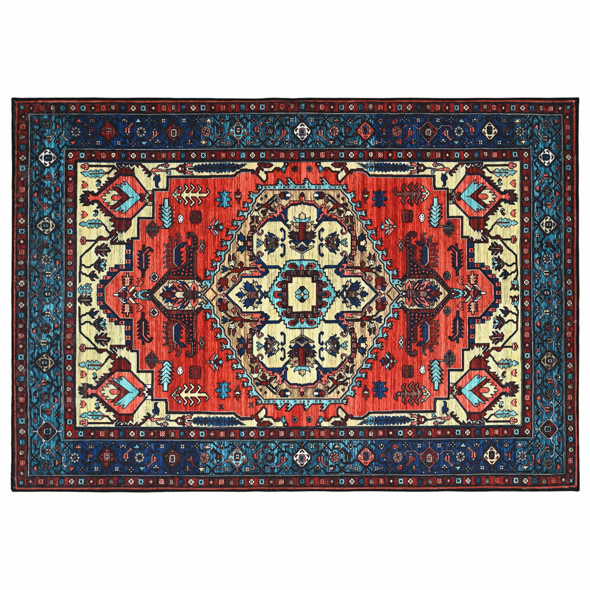 Χαλί ORIZ Κόκκινο 200 x 280 cm 100% Πολυεστέρας