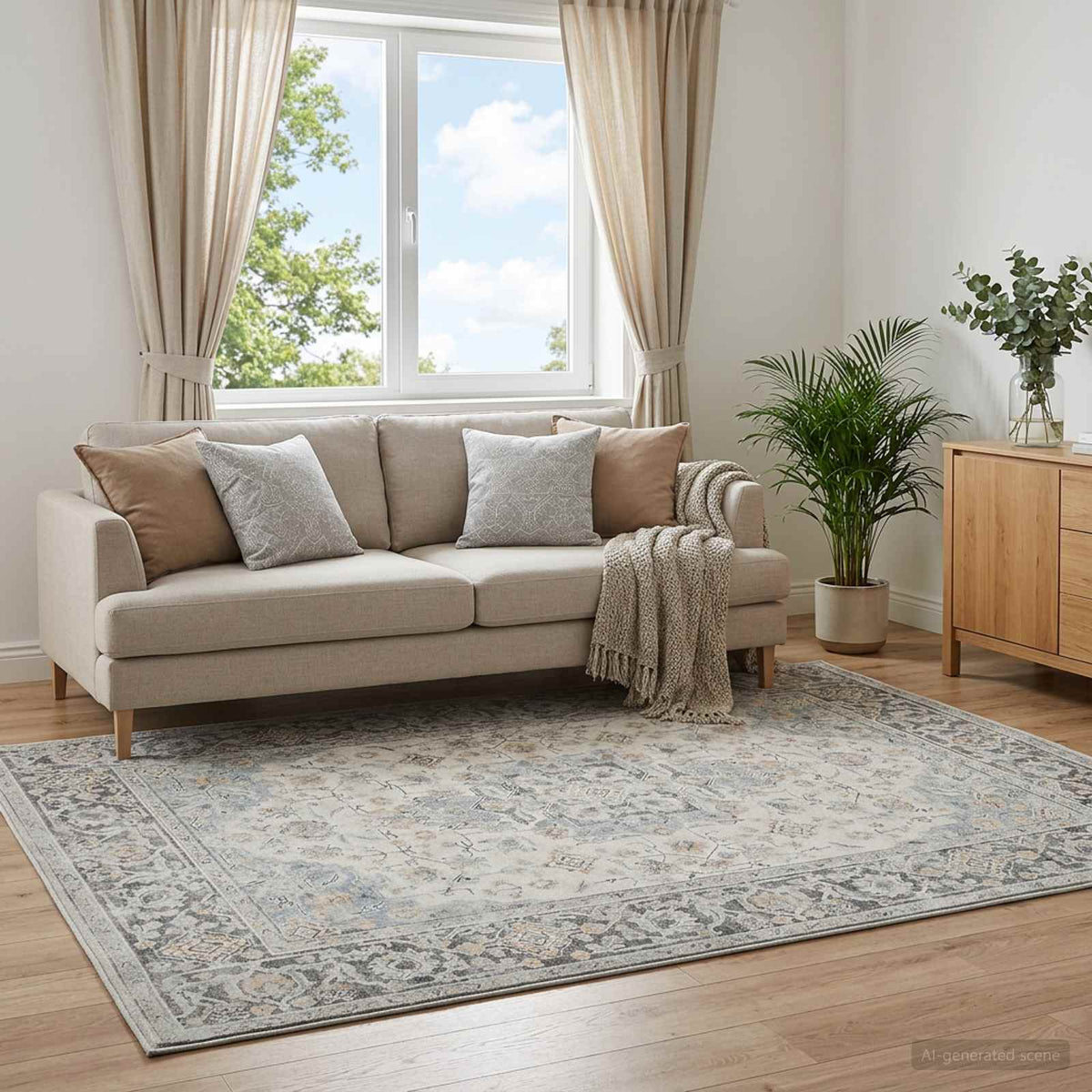 Χαλί ORIZ Κρεμ 240 x 340 cm 100% Πολυεστέρας