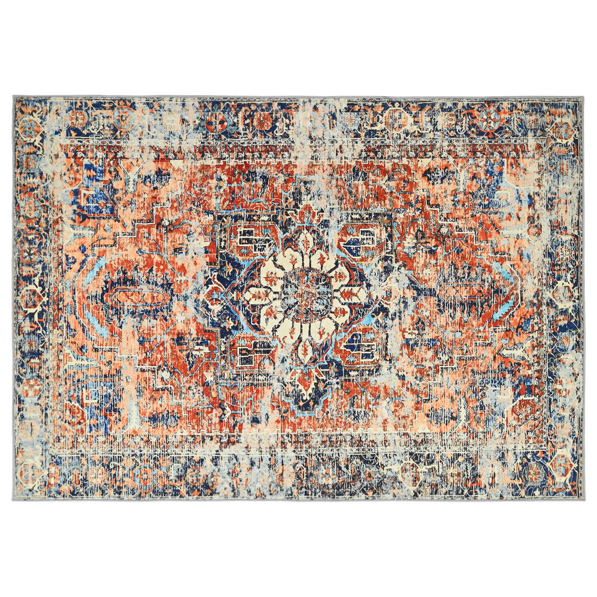 Χαλί ORIZ Πορτοκαλί 140 x 200 cm 100% Πολυεστέρας