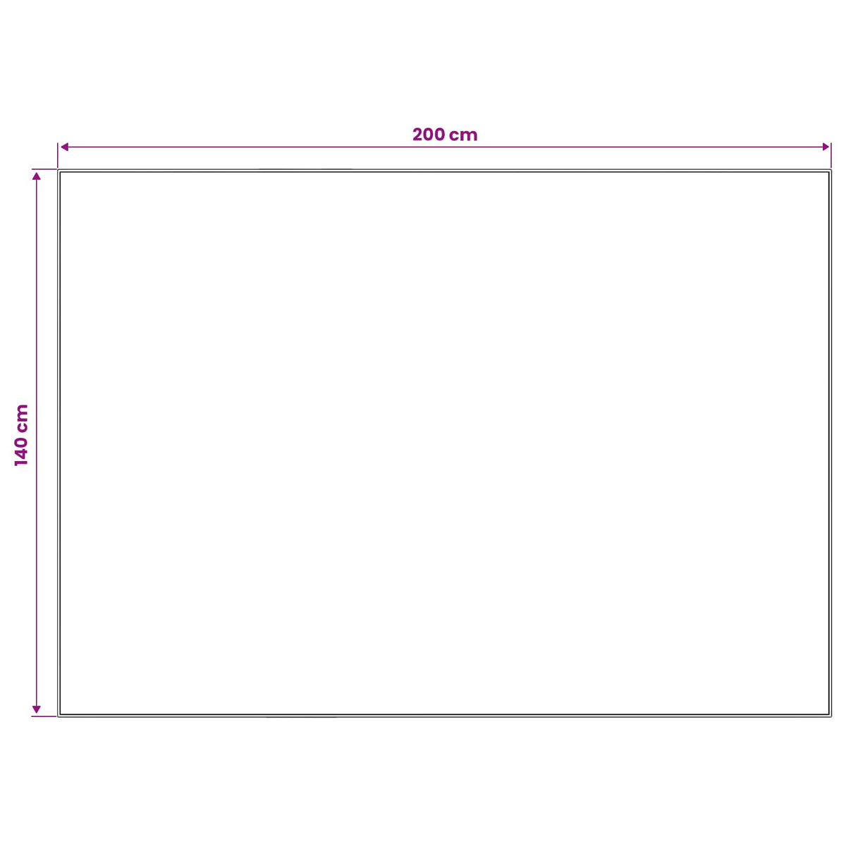 Χαλί ORIZ Πορτοκαλί 140 x 200 cm 100% Πολυεστέρας