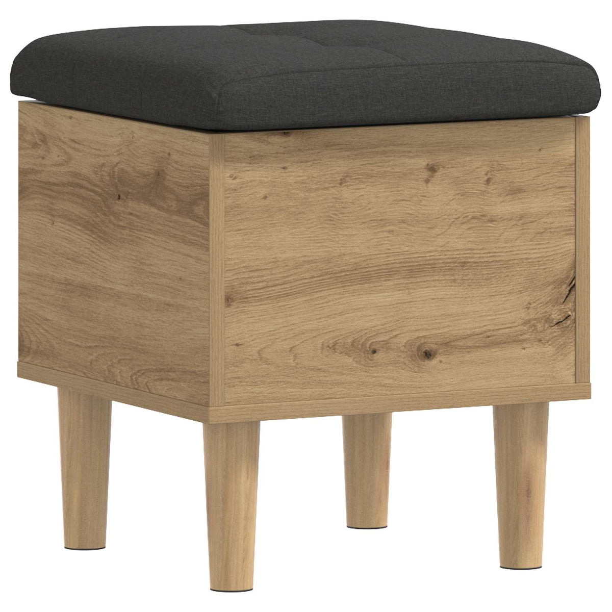 Παγκάκι αποθήκευσης με μαξιλάρι Artisan Δρυς 42 x 42 x 46 εκ - Pakobazaar